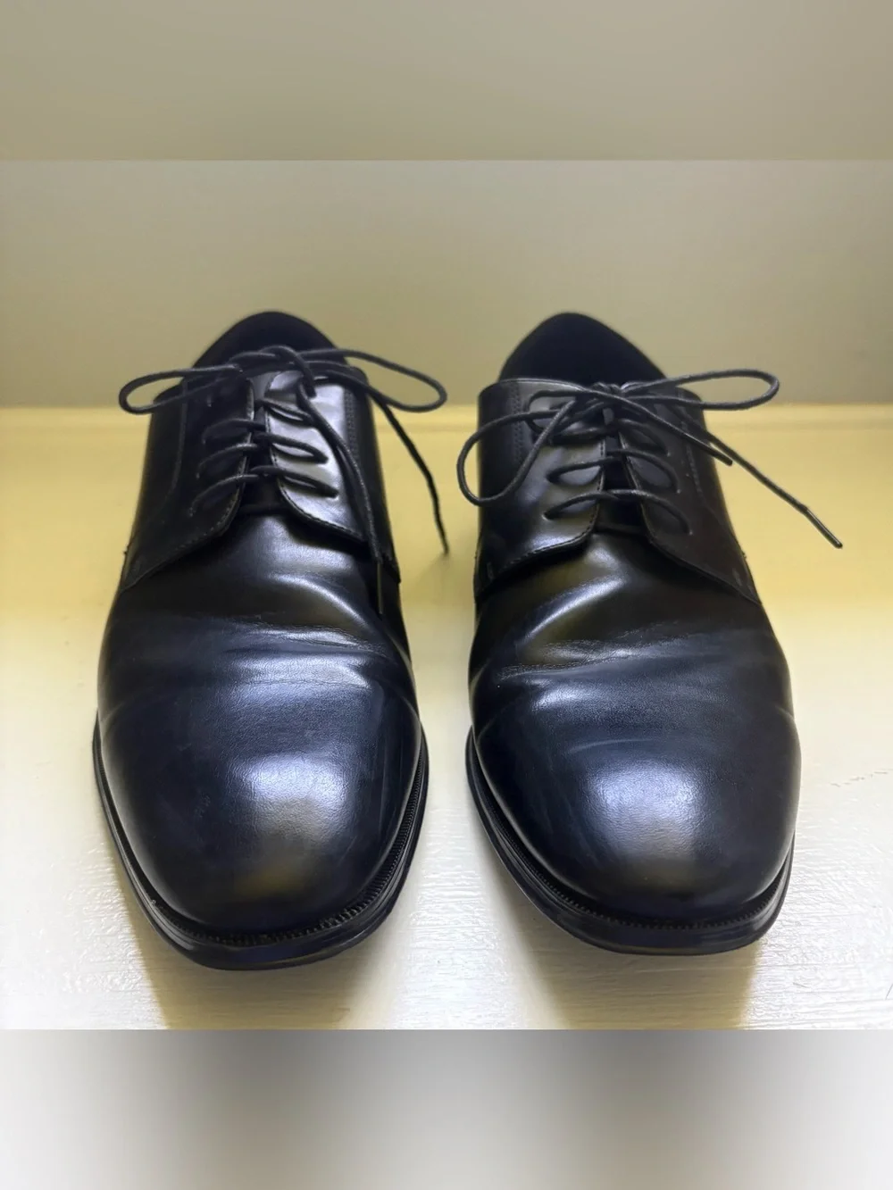 Men's Classic Black Oxford Dress Shoes - Size 9